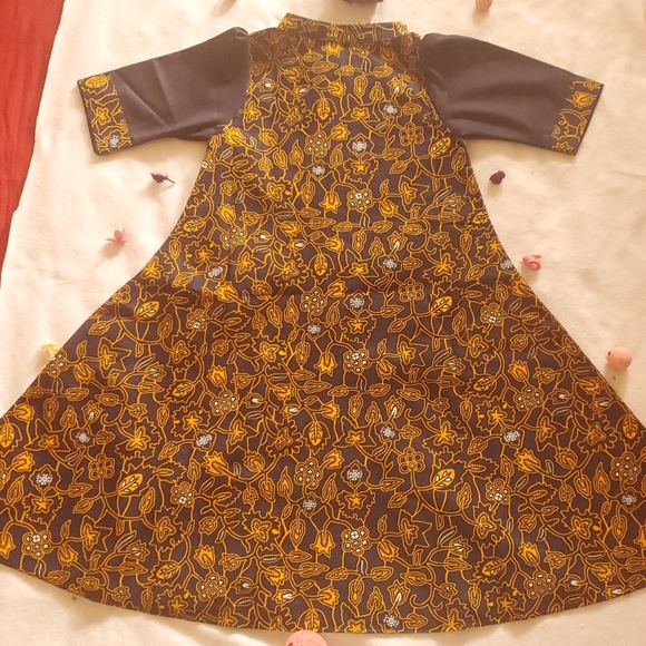 African Print Girl Dress Size 8 NWOT - Picture 3 of 6